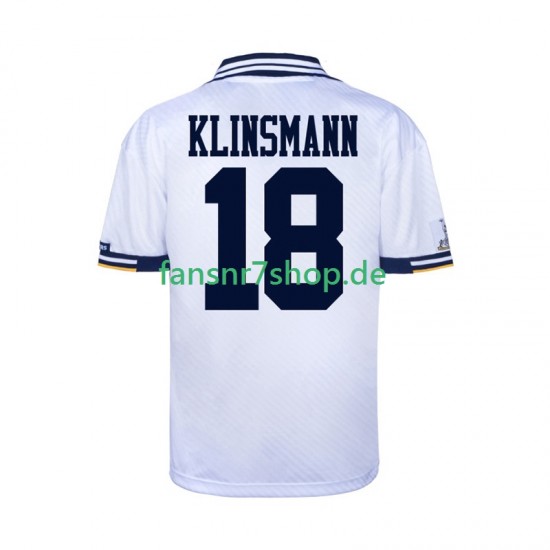 Tottenham Hotspur fußball trikot Herren Heim Retro 1994 Kurzarm