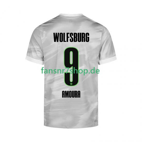 VfL Wolfsburg fußball trikot Mohamed Amoura 9 Herren Auswärts 2025-2026 Kurzarm