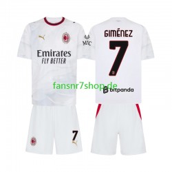 AC Mailand fußball trikot Gimenez 7 Kinder Auswärts 2026-2027 Kurzarm
