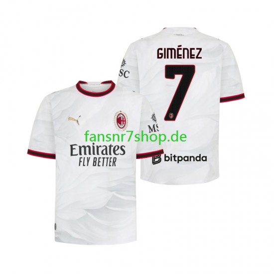 AC Mailand fußball trikot Gimenez 7 Herren Auswärts 2026-2027 Kurzarm