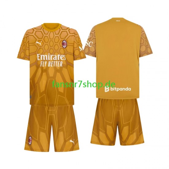AC Mailand fußball trikot Torhüter Kinder Heim 2026-2027 Kurzarm