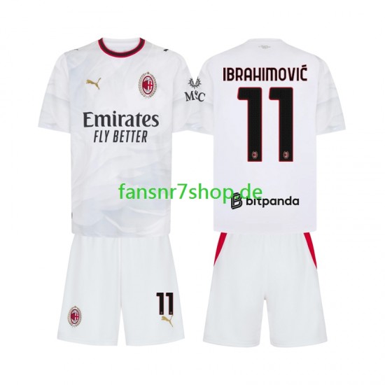 AC Mailand fußball trikot Ibrahimovic 11 Kinder Auswärts 2026-2027 Kurzarm