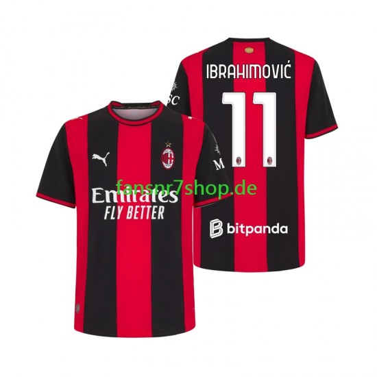 AC Mailand fußball trikot Ibrahimovic 11 Herren Heim 2026-2027 Kurzarm