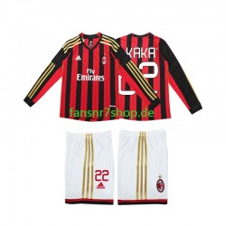 AC Mailand fußball trikot Kaka 22 2013 2014 Kinder Heim Retro Langarm