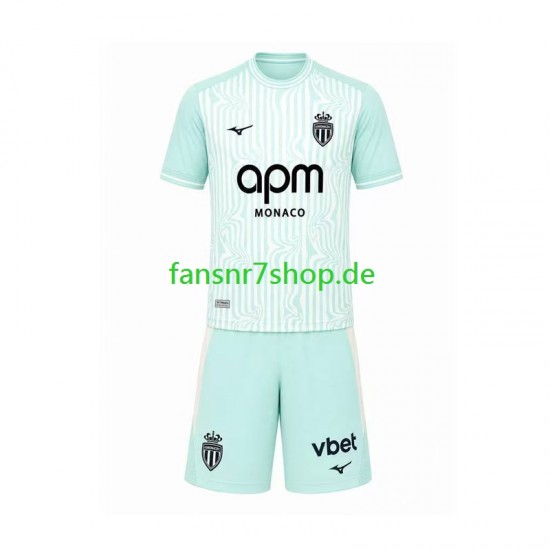 AS Monaco fußball trikot Kinder Ausweich 2026-2027 Kurzarm