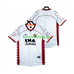 AS Rom fußball trikot 2000 Herren Auswärts Retro 1999 Kurzarm