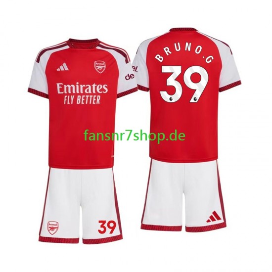Arsenal fußball trikot Bruno Guimaraes 39 Kinder Heim 2026-2027 Kurzarm