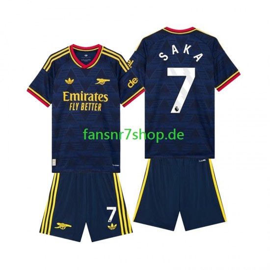 Arsenal fußball trikot Bukayo Saka 7 Kinder Auswärts 2026-2027 Kurzarm