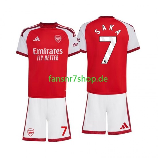 Arsenal fußball trikot Bukayo Saka 7 Kinder Heim 2026-2027 Kurzarm