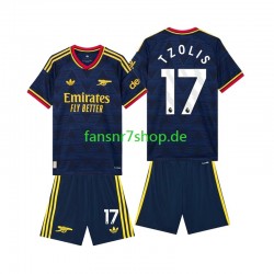 Arsenal fußball trikot Christos Tzolis 17 Kinder Auswärts 2026-2027 Kurzarm
