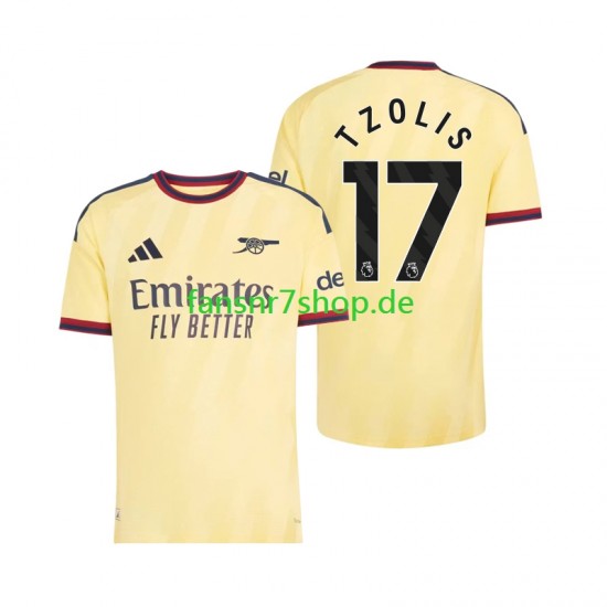 Arsenal fußball trikot Christos Tzolis 17 Herren Ausweich 2026-2027 Kurzarm