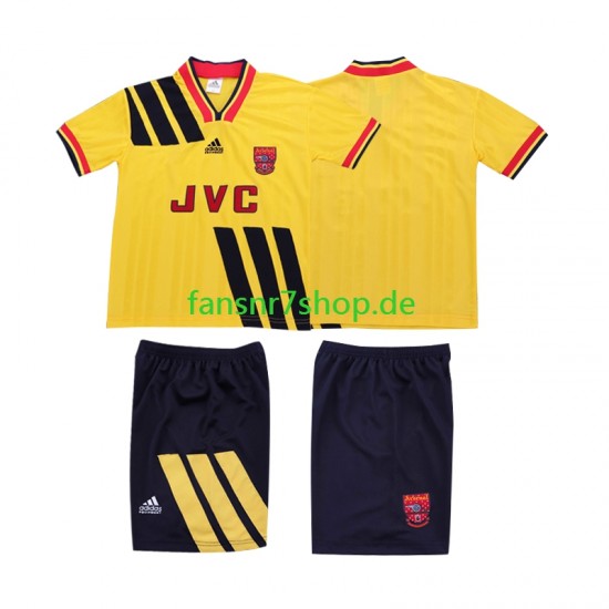 Arsenal fußball trikot 1993 Kinder Auswärts Retro 1994 Kurzarm