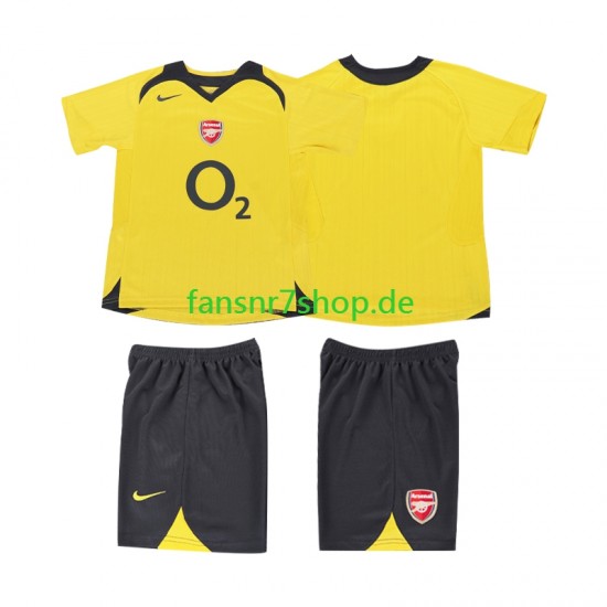 Arsenal fußball trikot 2005 Kinder Auswärts Retro 2006 Kurzarm