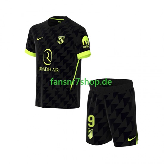 Atlético Madrid fußball trikot Alexander Sorloth 9 Kinder Auswärts 2026-2027 Kurzarm