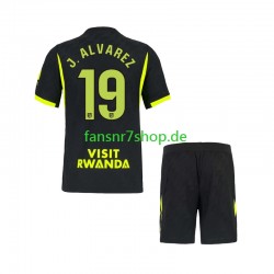 Atlético Madrid fußball trikot Julian Alvarez 19 Kinder Auswärts 2026-2027 Kurzarm