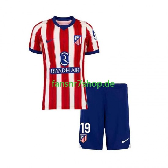 Atlético Madrid fußball trikot Julian Alvarez 19 Kinder Heim 2026-2027 Kurzarm