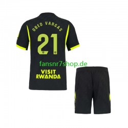 Atlético Madrid fußball trikot Obed Vargas 21 Kinder Auswärts 2026-2027 Kurzarm