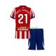 Atlético Madrid fußball trikot Obed Vargas 21 Kinder Heim 2026-2027 Kurzarm