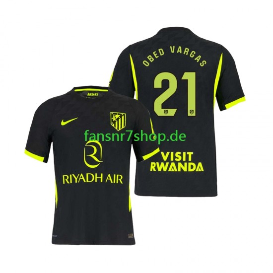 Atlético Madrid fußball trikot Obed Vargas 21 Herren Auswärts 2026-2027 Kurzarm