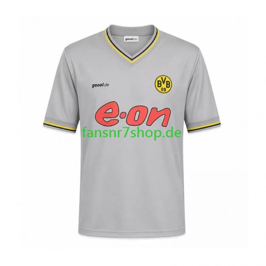 Borussia Dortmund fußball trikot 2002 Herren Auswärts Retro Kurzarm