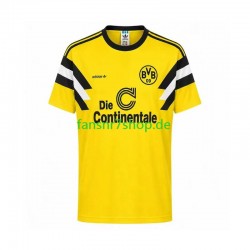 Borussia Dortmund fußball trikot 1989 Herren Heim Retro Kurzarm