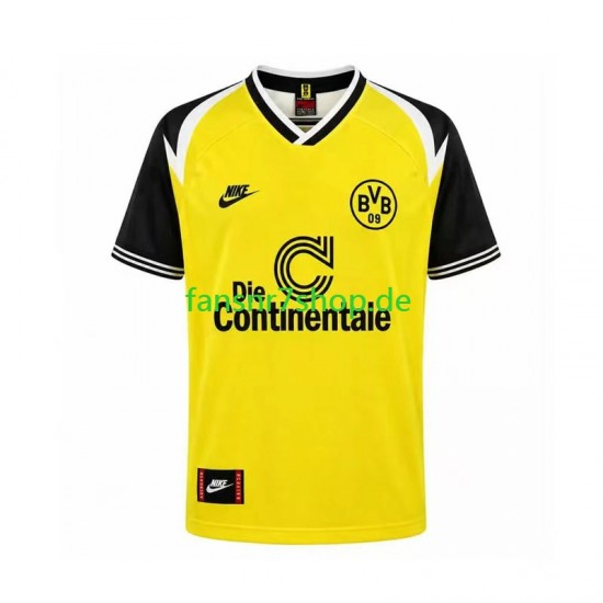 Borussia Dortmund fußball trikot 1995 Herren Heim Retro Kurzarm