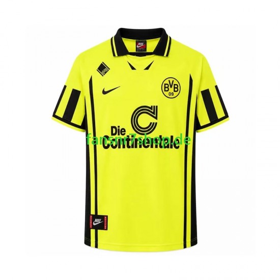 Borussia Dortmund fußball trikot 1996 Herren Heim Retro Kurzarm