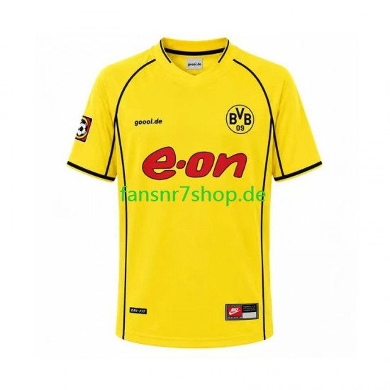 Borussia Dortmund fußball trikot 2002 Herren Heim Retro Kurzarm