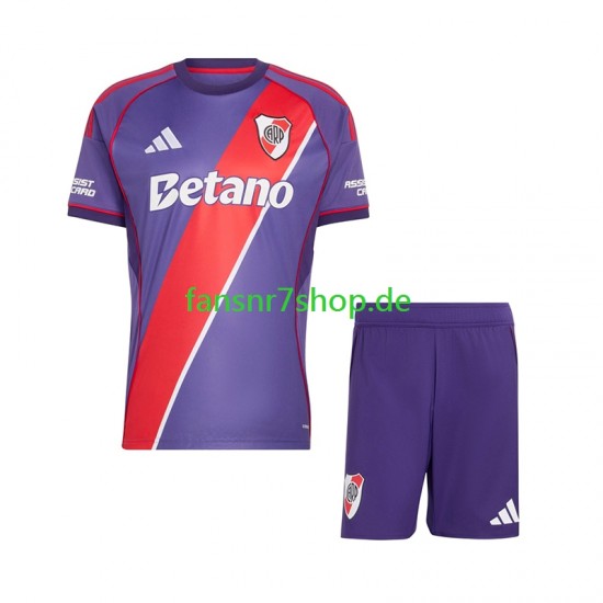 River Plate fußball trikot Kinder Ausweich 2026-2027 Kurzarm
