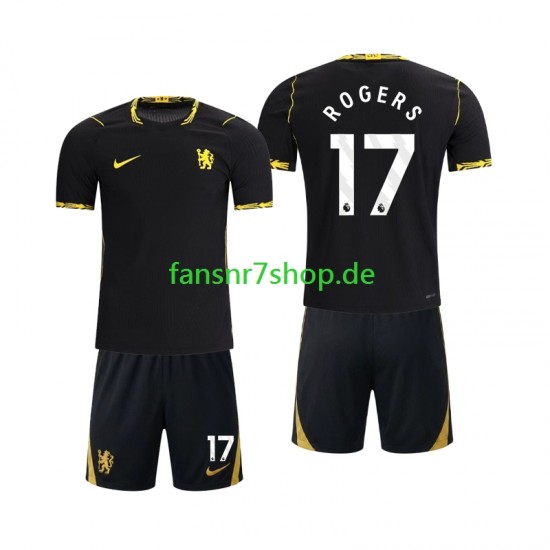 fußball trikot Chlesea Morgan Rogers 17 Kinder Auswärts 2026-2027 Kurzarm