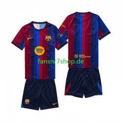 FC Barcelona fußball trikot Kinder Heim 2026-2027 Kurzarm