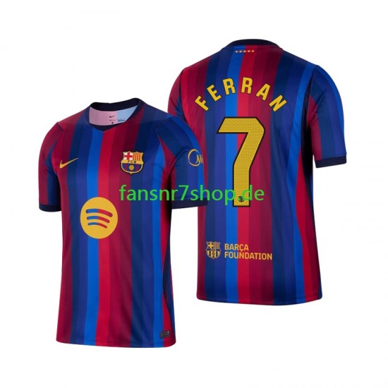 FC Barcelona fußball trikot Ferran Torres 7 Herren Heim 2026-2027 Kurzarm