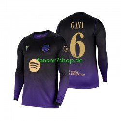 FC Barcelona fußball trikot Gavi 6 Herren Auswärts 2026-2027 Langarm