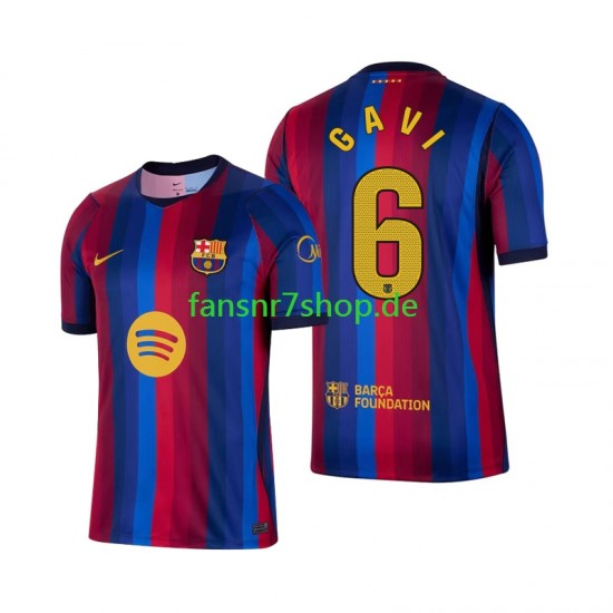 FC Barcelona fußball trikot Gavi 6 Herren Heim 2026-2027 Kurzarm
