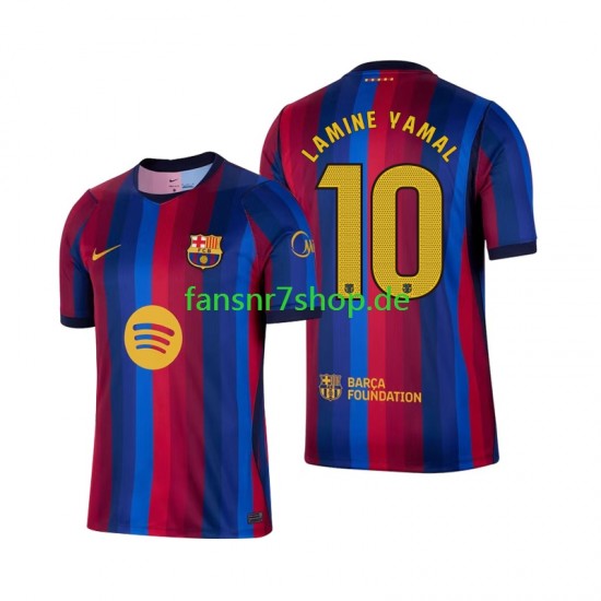 FC Barcelona fußball trikot Lamine Yamal 10 Herren Heim 2026-2027 Kurzarm