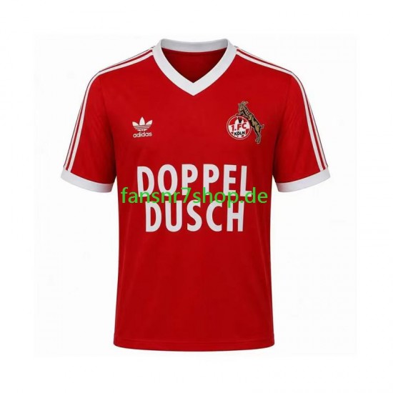 FC Köln fußball trikot 1984 1985 Herren Auswärts Retro Kurzarm
