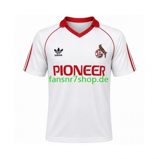 FC Köln fußball trikot 1980 1981 Herren Heim Retro Kurzarm