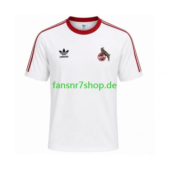 FC Köln fußball trikot 1986 1987 Herren Heim Retro Kurzarm