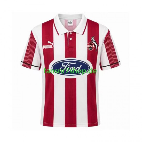 FC Köln fußball trikot 1995 1996 Herren Heim Retro Kurzarm