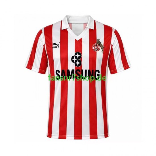 FC Köln fußball trikot 1988 1989 Herren Ausweich Retro Kurzarm