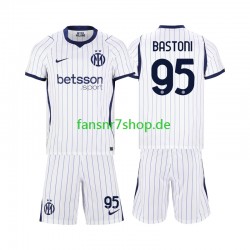 Inter Mailand fußball trikot Alessandro Bastoni 95 Kinder Auswärts 2026-2027 Kurzarm