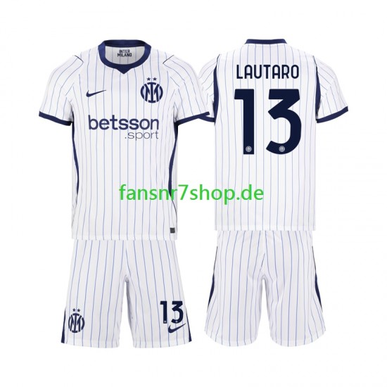 Inter Mailand fußball trikot Lautaro Martinez 13 Kinder Auswärts 2026-2027 Kurzarm