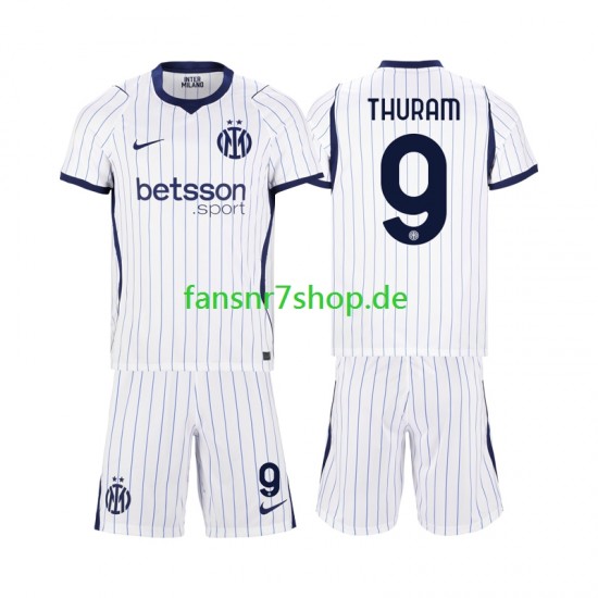 Inter Mailand fußball trikot Marcus Thuram 9 Kinder Auswärts 2026-2027 Kurzarm