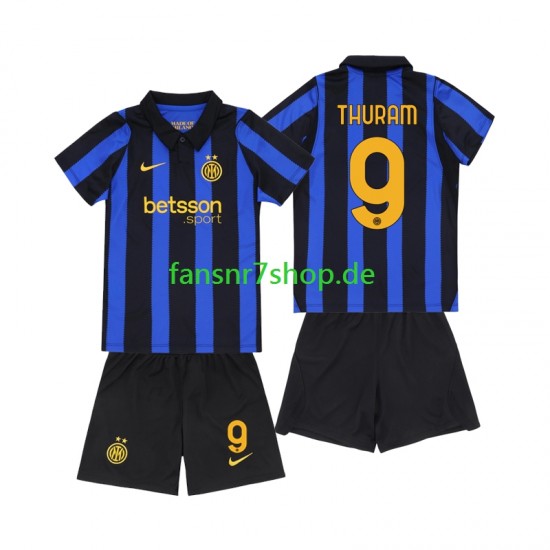 Inter Mailand fußball trikot Marcus Thuram 9 Kinder Heim 2026-2027 Kurzarm