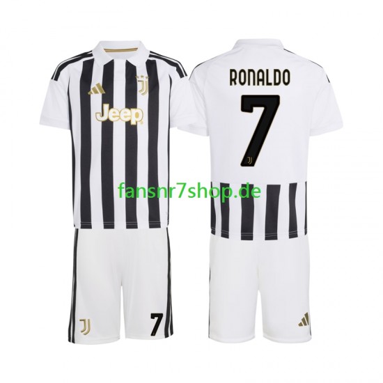 Juventus Turin fußball trikot Cristiano Ronaldo 7 Kinder Heim 2026-2027 Kurzarm