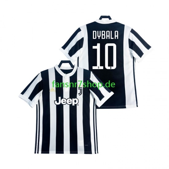 Juventus Turin fußball trikot DYBALA 21 2017 2018 Herren Heim Retro Kurzarm
