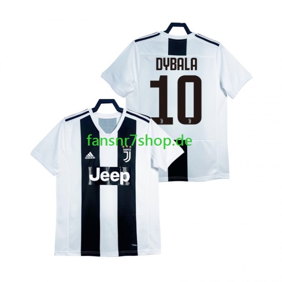 Juventus Turin fußball trikot DYBALA 21 2018 2019 Herren Heim Retro Kurzarm