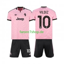 Juventus Turin fußball trikot Kenan Yildiz 10 Kinder Auswärts 2026-2027 Kurzarm