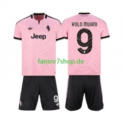 Juventus Turin fußball trikot Randal Kolo Muani 9 Kinder Auswärts 2026-2027 Kurzarm