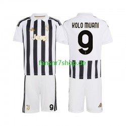 Juventus Turin fußball trikot Randal Kolo Muani 9 Kinder Heim 2026-2027 Kurzarm